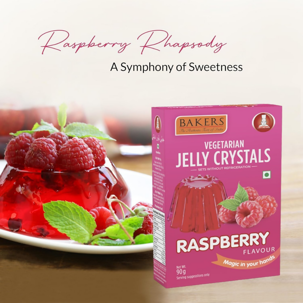 BAKERS Jelly Crystal - Lemon, Orange, Pineapple, Raspberry - Dista