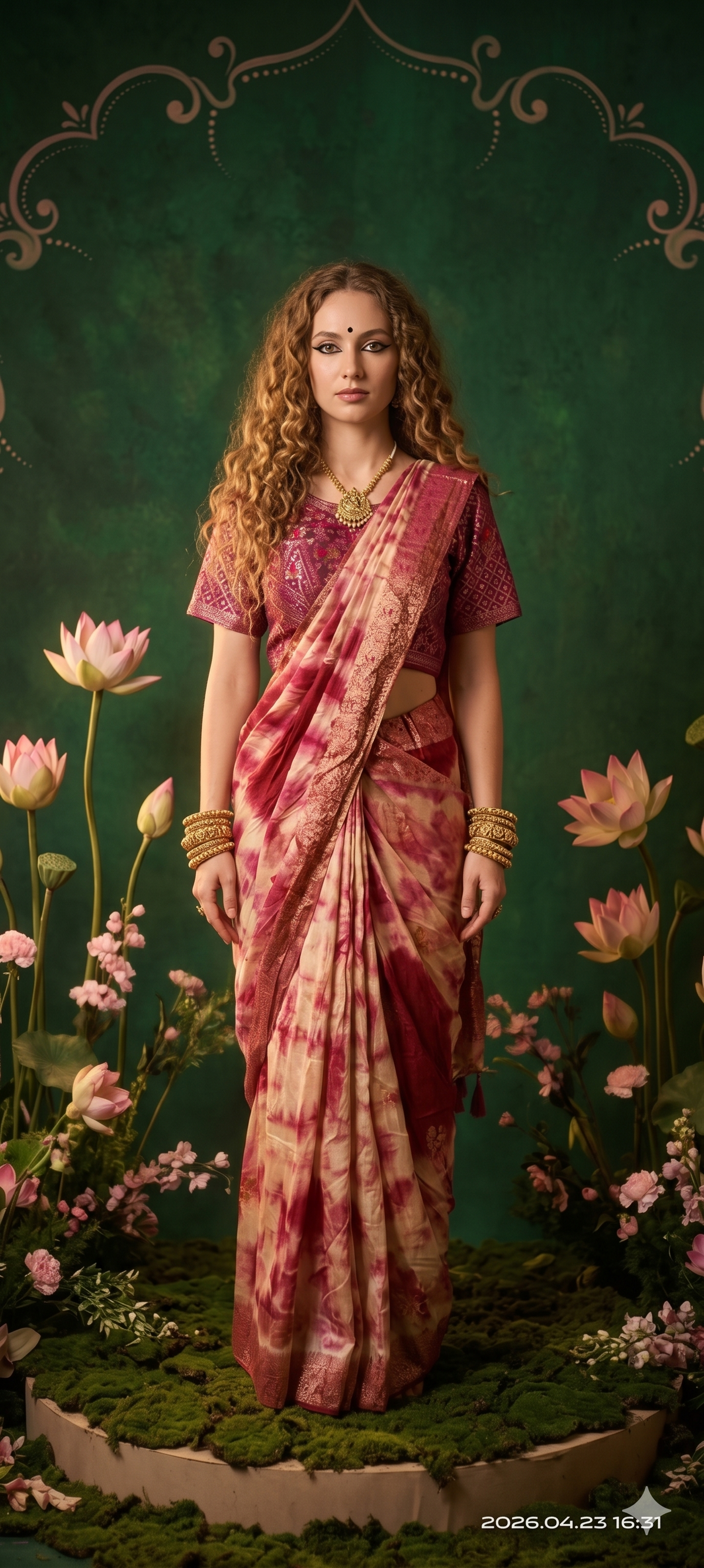 Hypnotex Ready-To-Wear Viscose Jacquard Silk Saree With Stitched Blouse-Wine