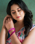 Thumbnail for Malishka Georgette Printed Ready To Wear Saree With Blouse Piece - Multi Color - Distacart