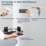 Thumbnail for ALMORA Bathroom Organiser Without Drill
