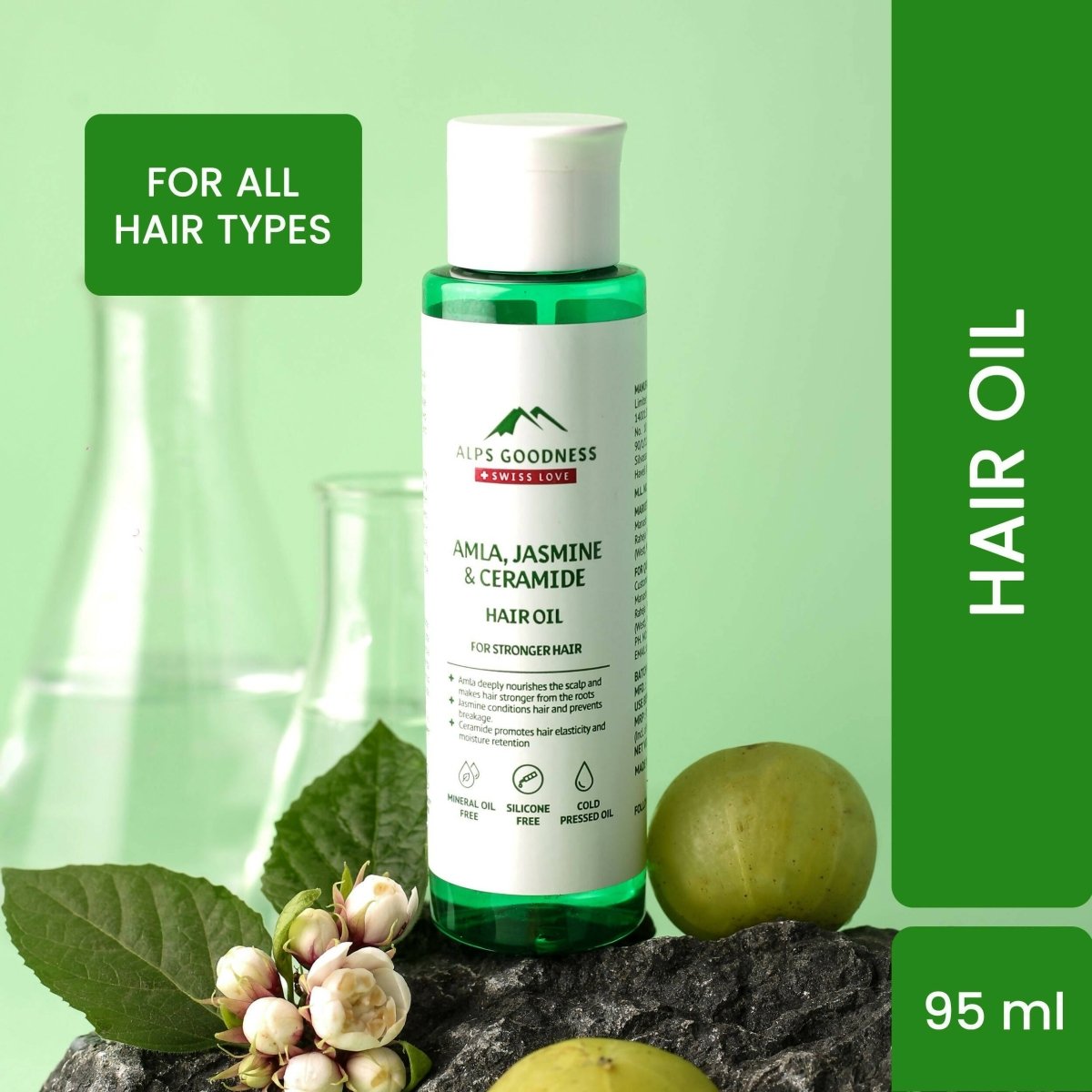 Alps Goodness Amla, Jasmine & Ceramide Hair Oil - Distacart