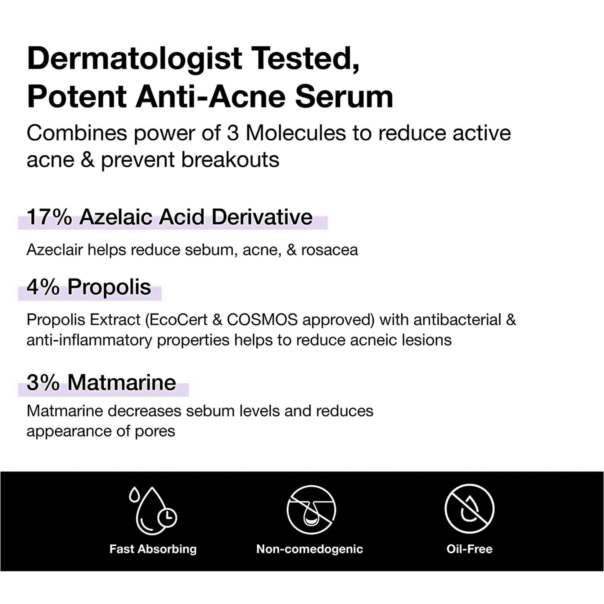 Dravida Organics Azeclair Face Serum - Dista