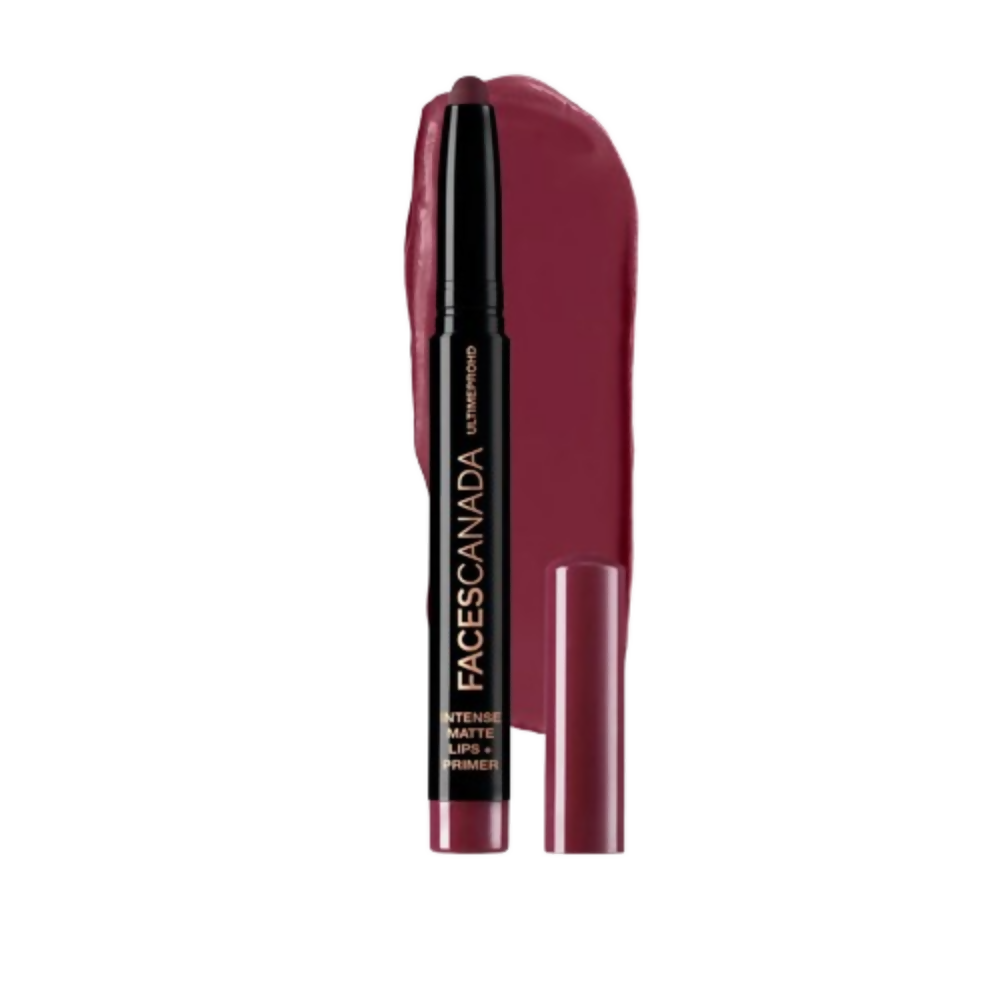 Faces Canada Ultime Pro HD Intense Matte Lips + Primer - Wine Shot 26 - Distacart