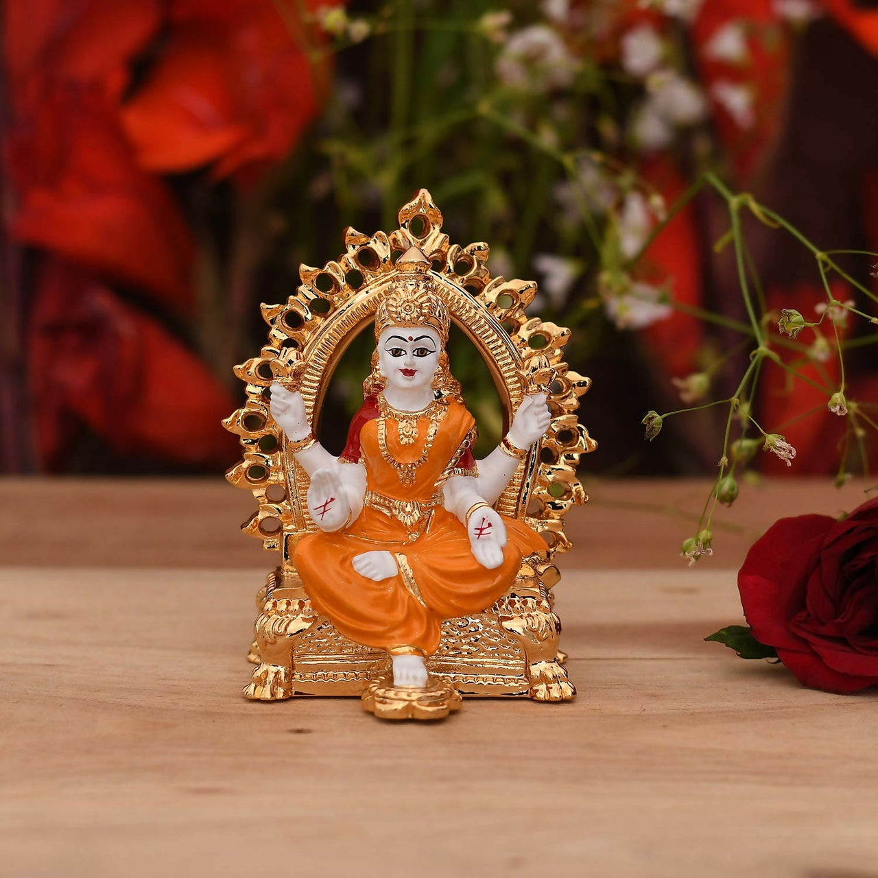 Collectible India Ceramic Lakshmi Idol - Distacart