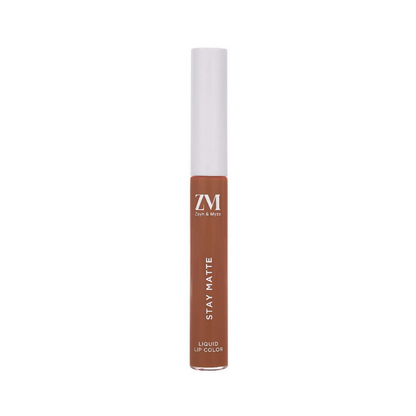 Zayn & Myza Stay Matte Liquid Lip Color - 10 Nude Binge - Distacart