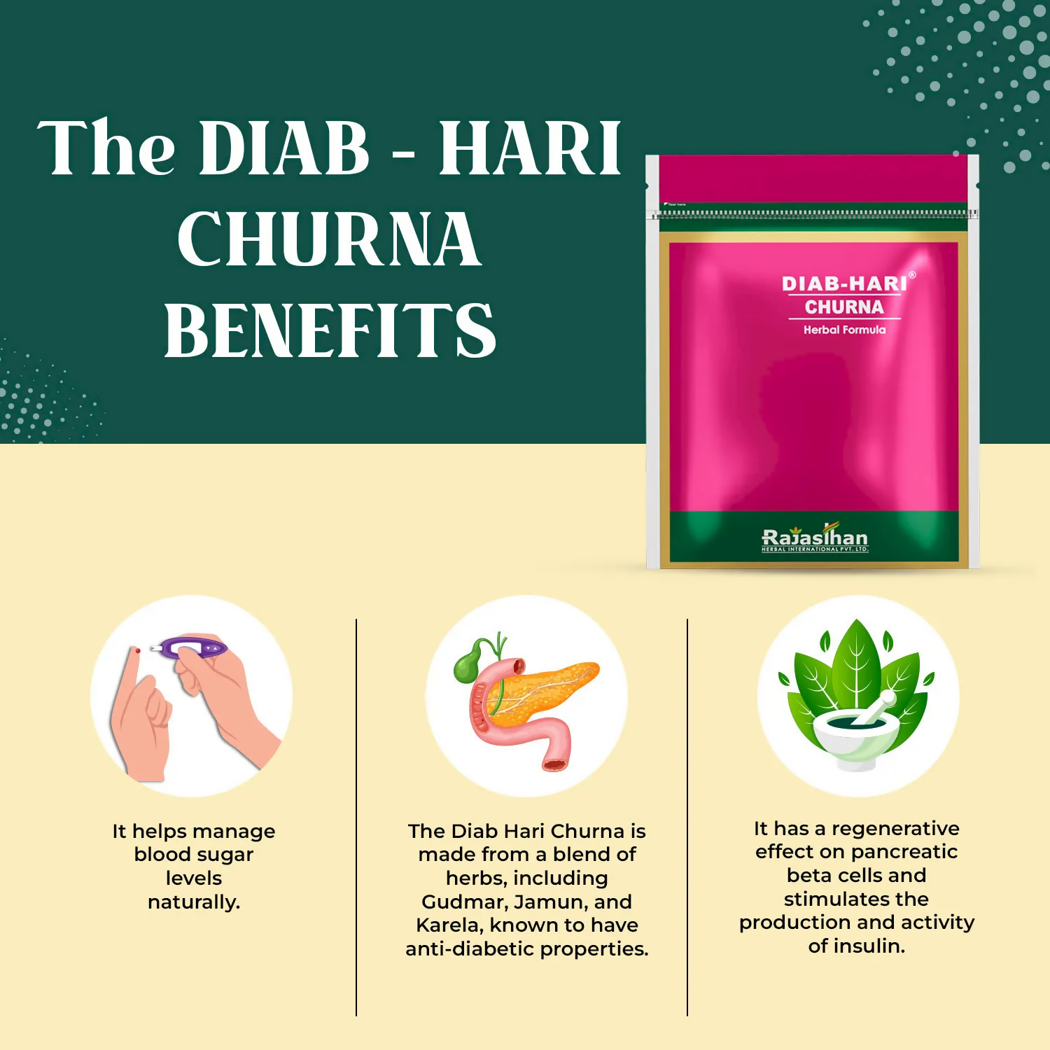 Rajasthan Herbals Diab Hari Churna - Distacart