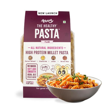 Troovy High Protein Millet Fusilli Pasta Protein & Iron rich - Distacart