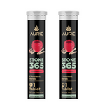 Thumbnail for Auric STOKE365 Effervescent Tablets | Raspberry Flavour - Distacart