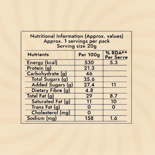 Sweet Karam Coffee Peanut Chikki Bar (Zero White Sugar) - Distacart