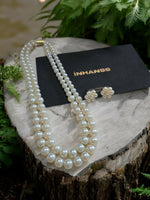 Thumbnail for Inhanns Everyday Workwear Pearl Set (Double Layered Pearls) - White - Distacart