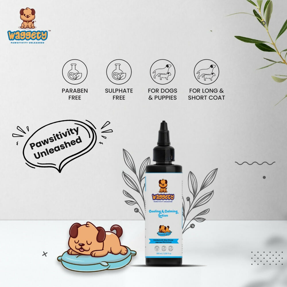 Waggety Cooling & Calming Lotion for Dogs - Dista