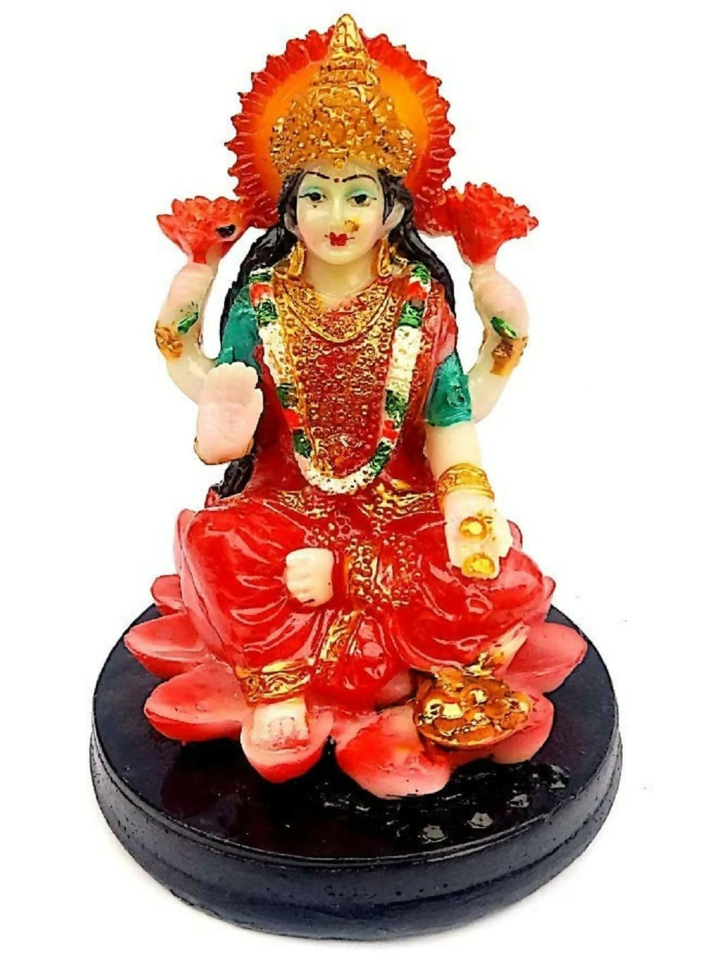 BS Handicrafts Stone Lakshmi Devi Idol - Distacart