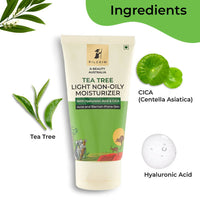 Thumbnail for Pilgrim Australian Tea Tree Oil Free Face Moisturizer For Oily & Acne Prone Skin With Hyaluronic Acid & CICA - Distacart