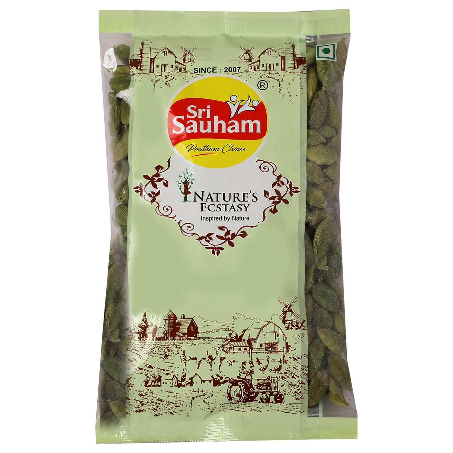 Sri Sauham Spices Green Cardamom (Choti Elaichi) - Distacart