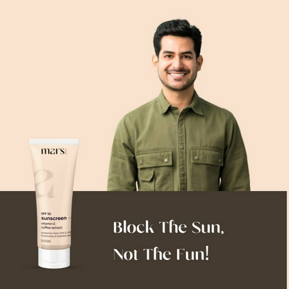 Mars By GHC SPF 50 Anti-Pollution Sunscreen With Vitamin E - Distacart