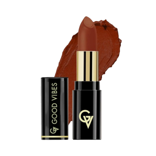 Good Vibes HydraGlow Creme Lipstick - Red Clay - Distacart