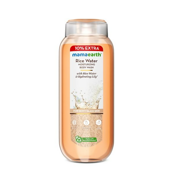 Mamaearth Rice Water Moisturizing Body Wash with Rice Water & Hydrating Lily For Dewy Glass Skin - Distacart