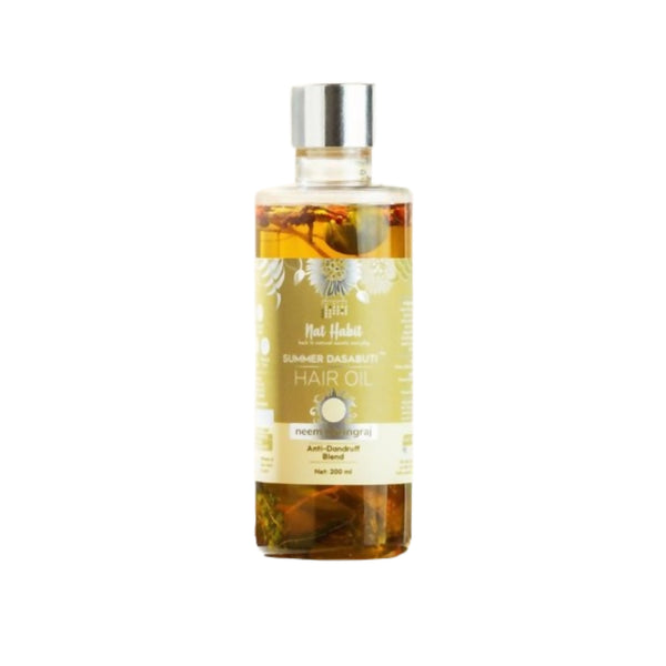 Nat Habit Neem Bhringraj Summer Hair Oil - Distacart