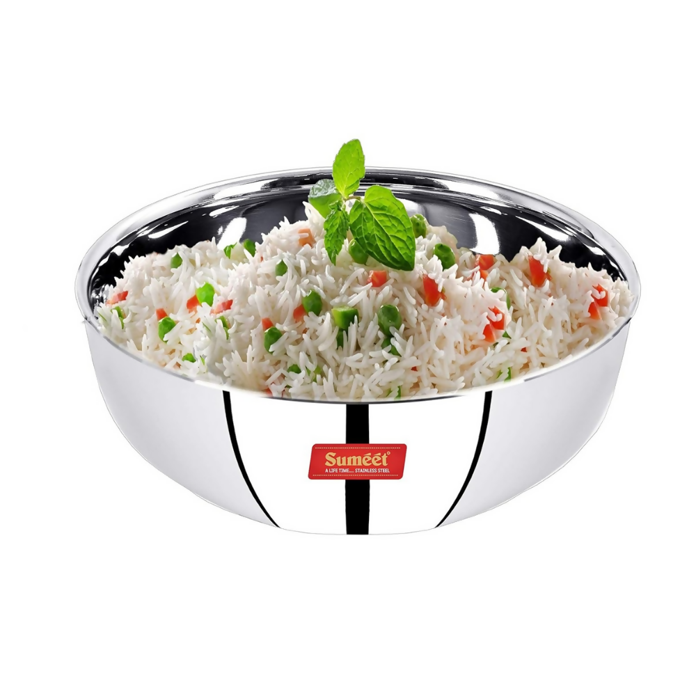 Sumeet Stainless Steel Induction Bottom Gas Stove Friendly Tasra - Dista