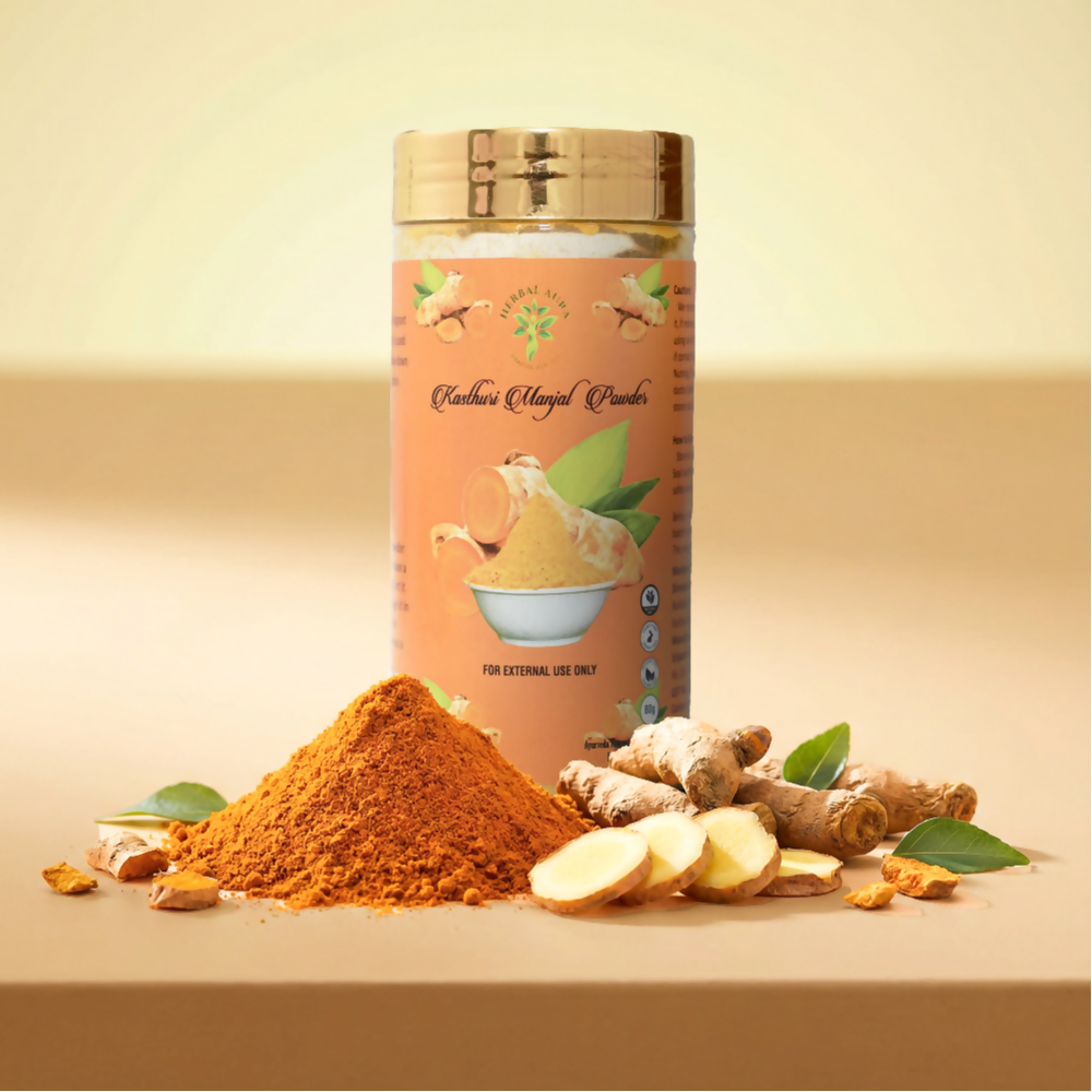 Herbal Aura Kasthuri Manjal Powder - Distacart