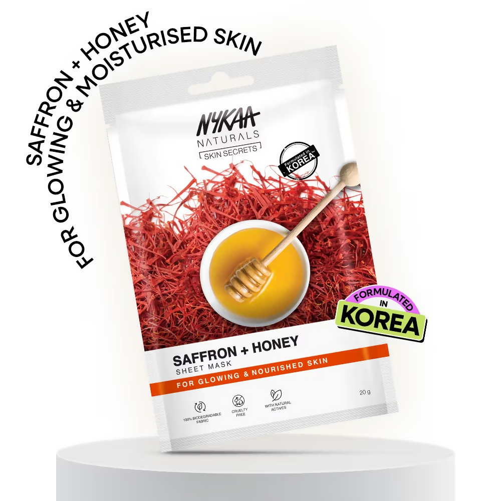Nykaa Saffron & Honey Sheet Mask - Dista