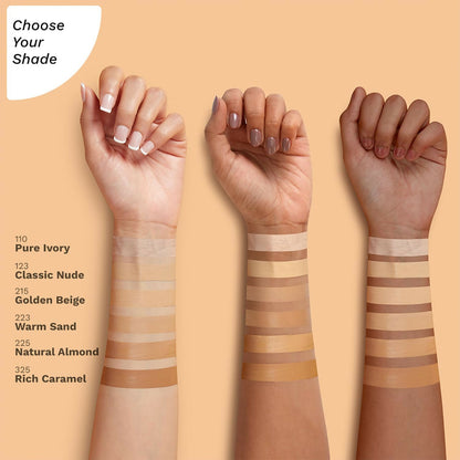 Pilgrim Dream Matte Serum Foundation With Matte & Poreless All Day Coverage Lightweight - Pure Ivory - Distacart