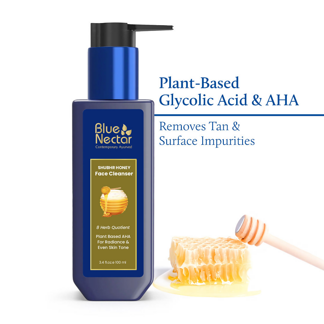 Blue Nectar Ayurvedic Honey and Aloevera Face Wash - Distacart