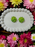 Thumbnail for Inhanns Small Statement Studs Earrings - Neon - Distacart