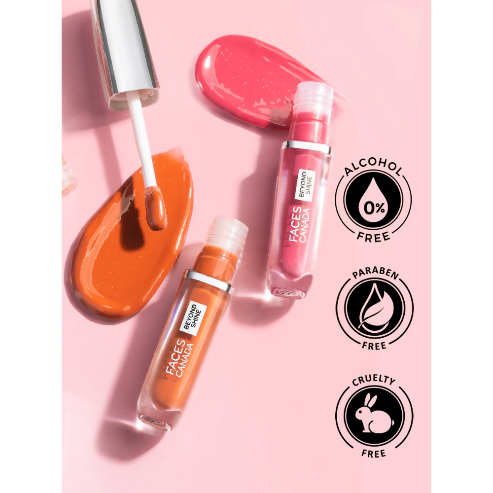 Faces Canada Beyond Shine Lip Gloss - Moonbeam 08 - Distacart