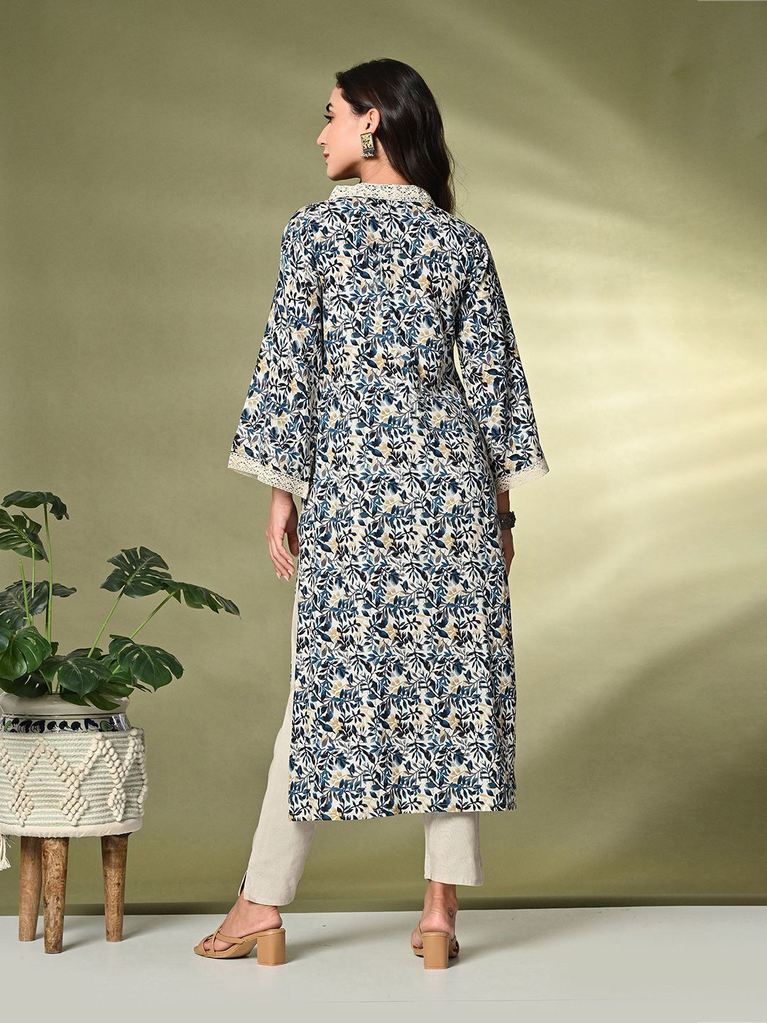 Sangria Printed A-Line Kurta