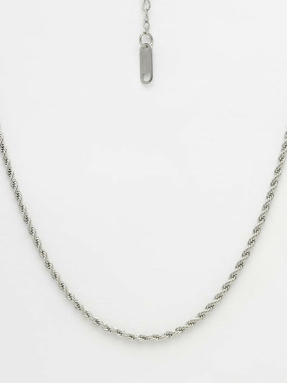 NVR Women German Silver Oxidised Chain - Distacart