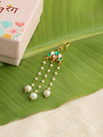 Thumbnail for Ruby Raang Lotus Drop Hanging Hair Pin