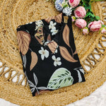 Thumbnail for Preksha Creation Indian Festival Fox Georgette Women Black Maxi Dress - Distacart