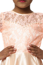 Thumbnail for Asmaani Kids Party Wear Stylish Dresses, Perfect for Parties, Functions & Vacations - Peach