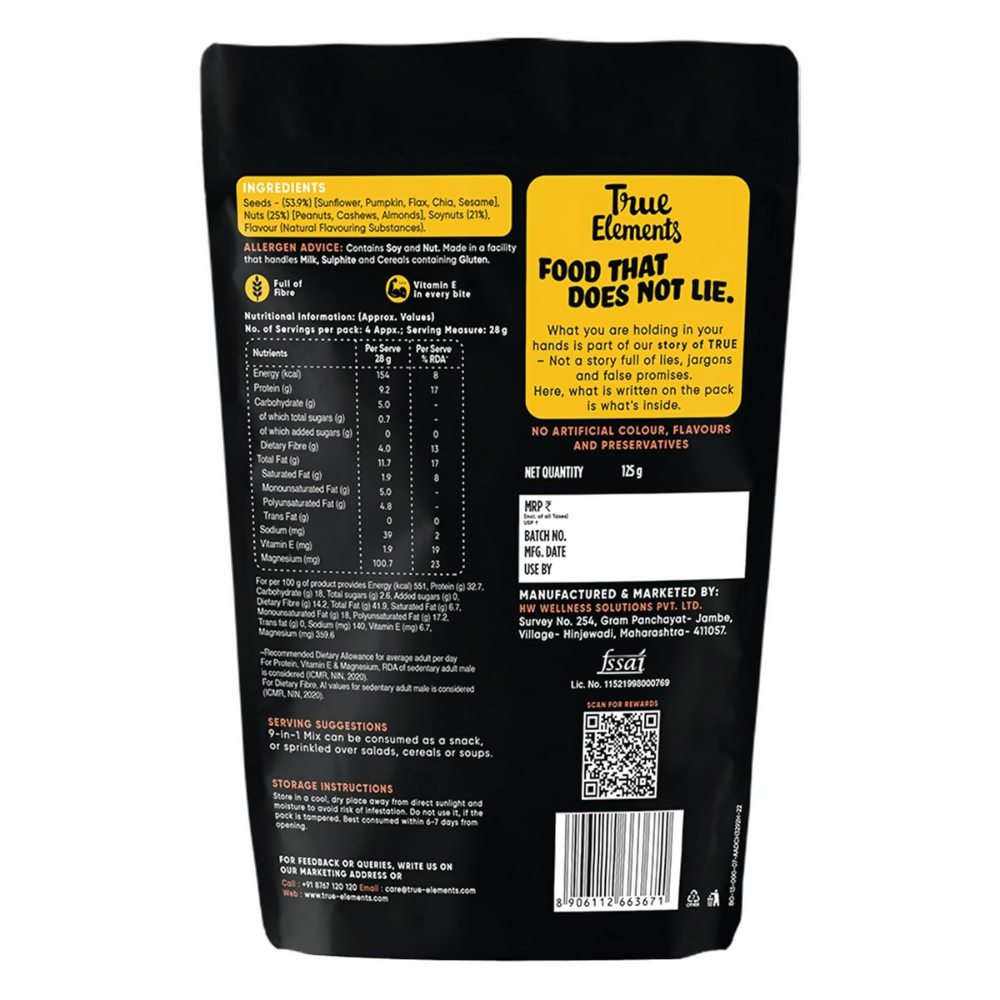 True Elements 9 in 1 Snack Mix