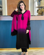 Thumbnail for Teeya Creation Women's Trendy Stylish French Crepe Silk Pink Kurta Set - Dista