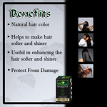 Thumbnail for VedicAyurveda Henna Based Hair Colour - Soft black & Chestnut Brown - Dista