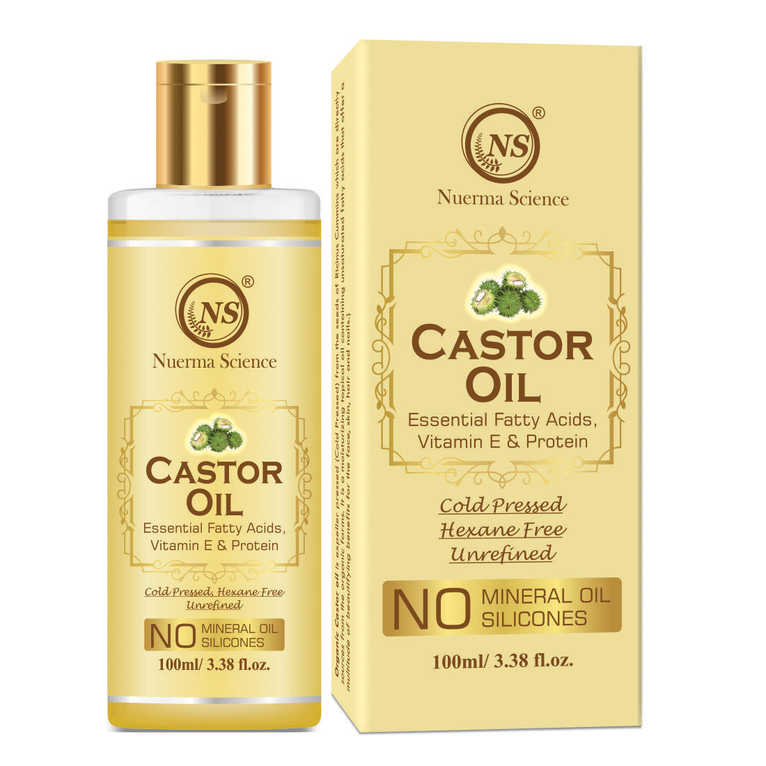 Nuerma Science Castor Oil For Hair & Body - Distacart