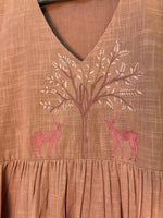 Thumbnail for trueBrowns Pink Gauze Kurta Set
