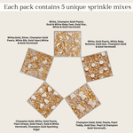 Thumbnail for confect baby shower sprinkles edible sprinkles for cake cupcake decoration pack of 5 baby shower 11