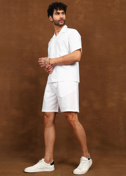 Fabmade Ivory Utility Co-Ord Set - Distacart