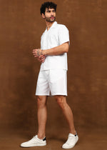 Thumbnail for Fabmade Ivory Utility Co-Ord Set - Distacart