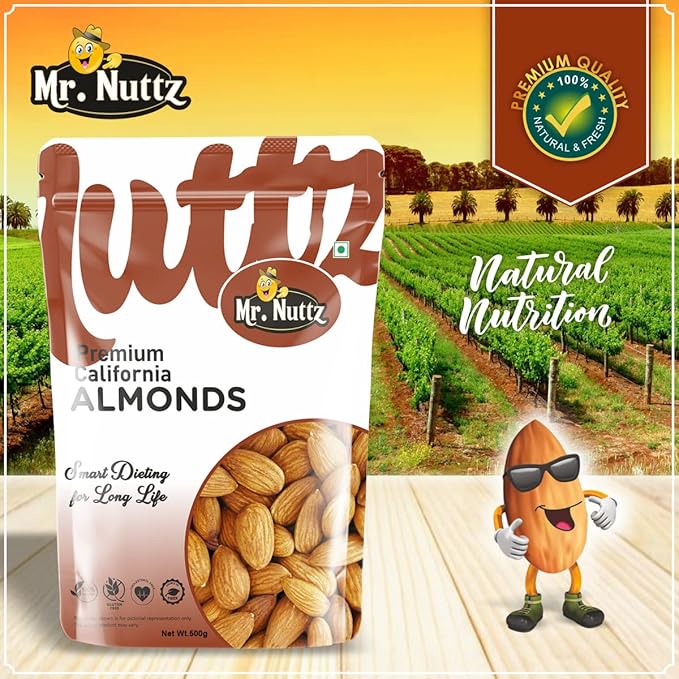 Mr. Nuttz California Almonds Pouch - Dista