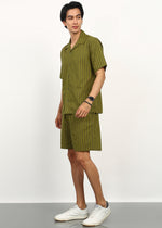 Thumbnail for Fabmade Olive Breeze Co-Ord Set - Distacart