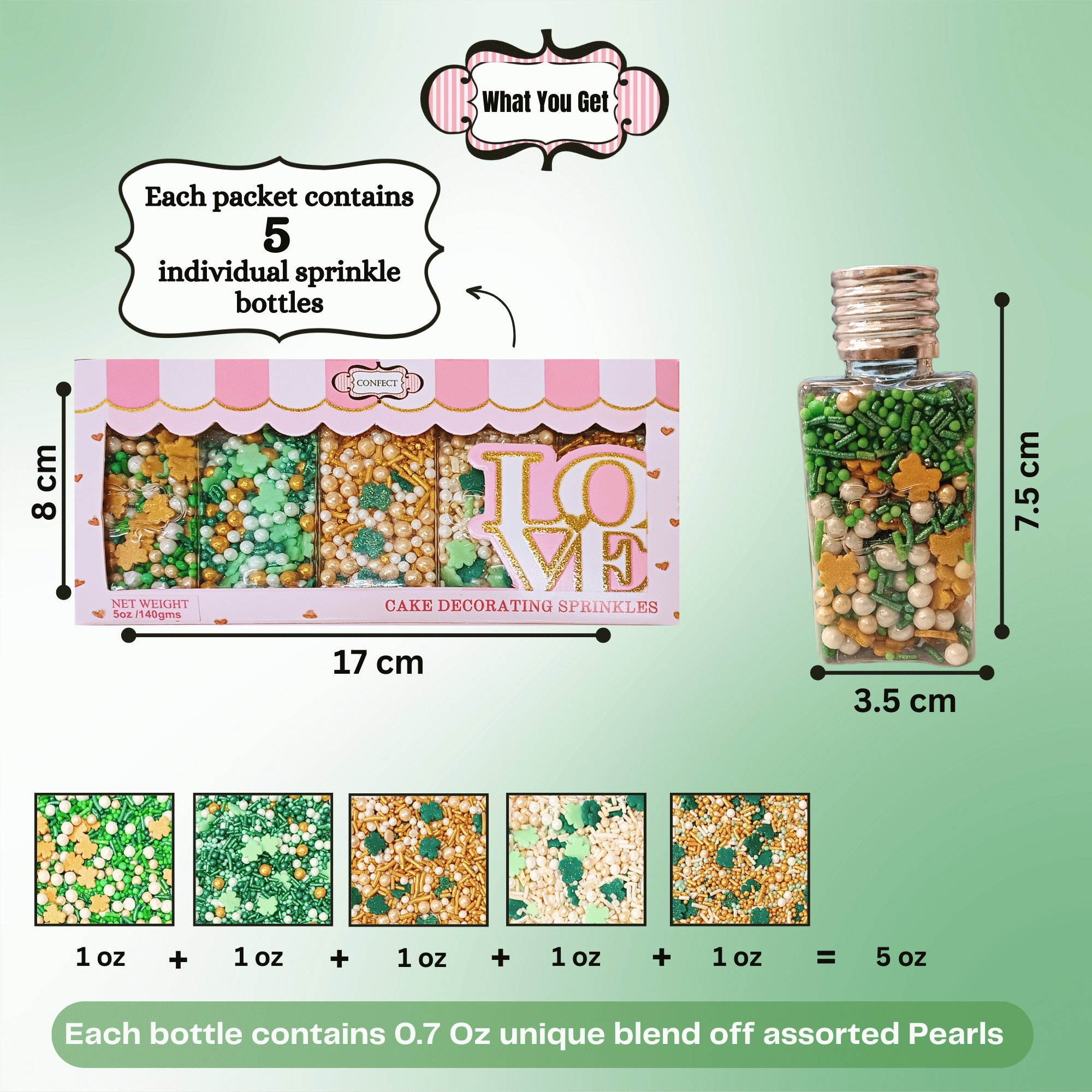 st patricks sprinkles ps multipack 9 100 gms