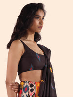 Thumbnail for trueBrowns Cola Muslin Ikat Sleeveless Blouse
