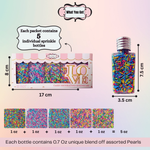 Thumbnail for confect rainbow magic sprinkles mix colourful celebration sprinkles for cake decor 140 gms rainbow sprinkles 03