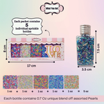 Thumbnail for confect rainbow magic sprinkles mix colourful celebration sprinkles for cake decor 140 gms rainbow sprinkles 01