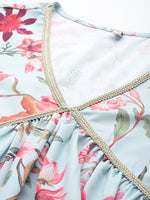 Thumbnail for Ahalyaa Plus Size Floral Printed Tunic - Distacart