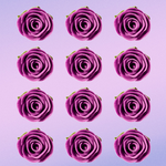 Thumbnail for sugar roses for cake cupcake decoration fuchsia pink 120 gms